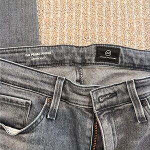 Ag Adriano Goldschmied The Prima Ankle Gray Jeans